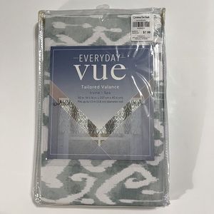 Valance for your home, ombre turquoise